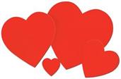 Printed Heart Cutout