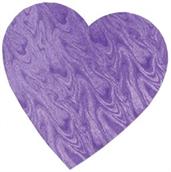 Embossed Foil Heart Cutout