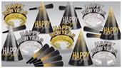 Silver & Gold Midnight Burst Asst for 10