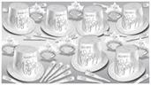 White New Year Silver Asst for 50