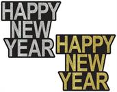 Happy New Year Cutouts