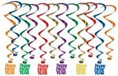 Happy New Year Whirls