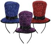 Sparkling Top Hat Headbands