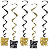 Happy New Year Whirls