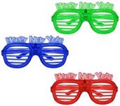 Happy New Year LED Shutter Glasses