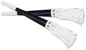 Black Foil Horns w/White Tassel