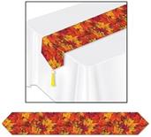 Printed Fall Leaf Table Runner