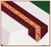 Autumn Leaves Fabric Table Runner