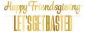 Foil Friendsgiving Streamer Set