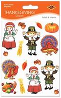 Pilgrim & Turkey Stickers