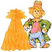 Scarecrow w/Tissue Cornshock Centerpiece
