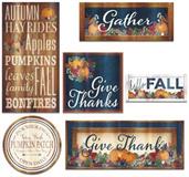 Foil Fall Thanksgiving Cutouts