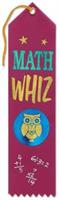 Math Whiz Award Ribbon