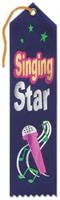 Singing Star Award Ribbon
