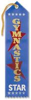Gymnastics Star Award Ribbon