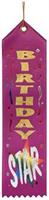 Birthday Star Award Ribbon