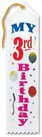 My "3rd" Birthday Award Ribbon