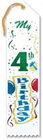 My"4th" Birthday Award Ribbon