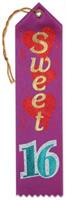 Sweet Sixteen Award Ribbon