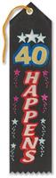 40 Happens Award Ribbon