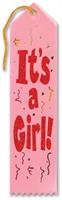It's A Girl! Award Ribbon
