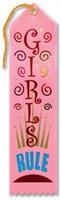 Girls Rule Award Ribbon