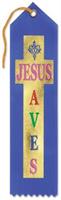Jesus Saves Ribbon