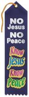 Know Jesus Know Peace Ribbon