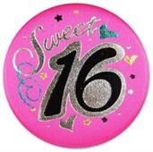 Sweet 16 Satin Button