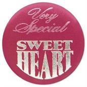 Very Special Sweetheart Satin Button