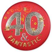 40 & Fantastic Satin Button