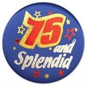 75 & Splendid Satin Button