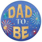 Dad To Be Satin Button