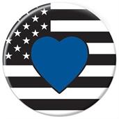 Blue Heart Button