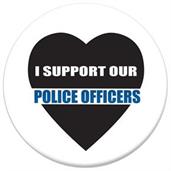 I Support Our Police Officers Button