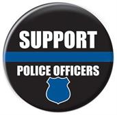 Support Police Officers Button