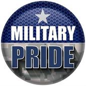 Military Pride Button