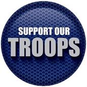 Support Our Troops Button