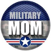 Military Mom Button