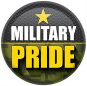 Military Pride Button