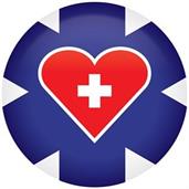 Medical Star Icon w/Heart Button