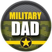 Military Dad Button