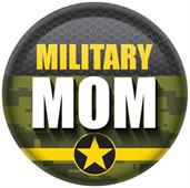 Military Mom Button