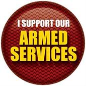 I Support Our Armed Services Button