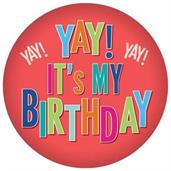 Yay! It's My Birthday Button