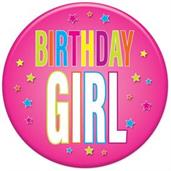 Birthday Girl Button