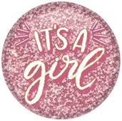 It's A Girl Button