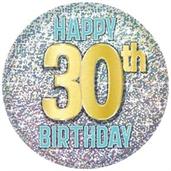 30th Birthday Button