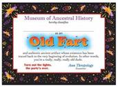 Old Fart Certificate