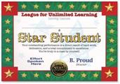 Star Student Certificate